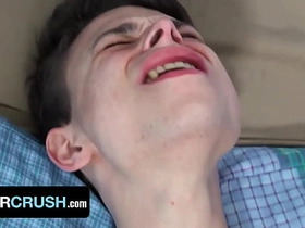 瘦弱少年奥斯汀·桑德斯被继兄无套内射 - BrotherCrush exclusively asian gay intercourse videos