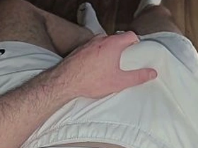 PhantomGentX全白边缘play！肌肉猛男揉CK内裤鼓包 大屌憋到爆青筋 japan fat careless porn