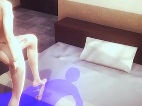 妖艳绿发女装少年惊艳技巧 - 日本亚洲漫画风男同色情 chinese gay rim porn