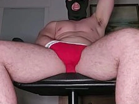 PhantomGentX穿红色Calvin Klein内裤 throne load!肌肉猛男撸出超硬巨量精液 asian gay porn 勾引